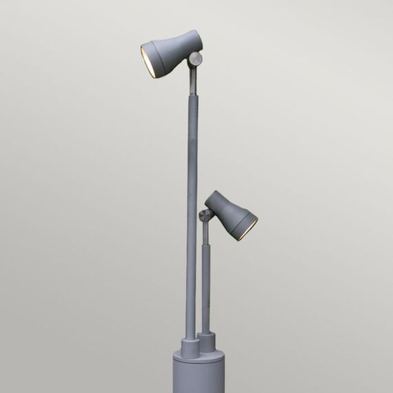 LED Градинска лампа Beta Double Head Post Spotlight Matt Silver GZ-BETA10 | Osvetlenieto.bg LED Градинска лампа Beta Double Head Post Spotlight Matt Silver GZ-BETA10 | Osvetlenieto.bg