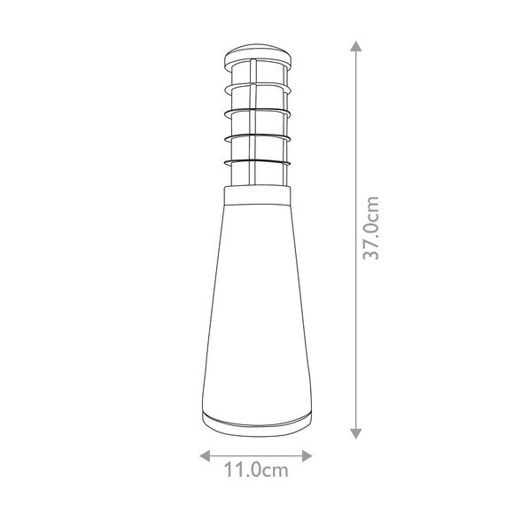 LED Градински стълб Beta Aluminium 4-Ring Silver Matt Silver Garden Zone GZ-BETA5 | Osvetlenieto.bg LED Градински стълб Beta Aluminium 4-Ring Silver Matt Silver Garden Zone GZ-BETA5 | Osvetlenieto.bg
