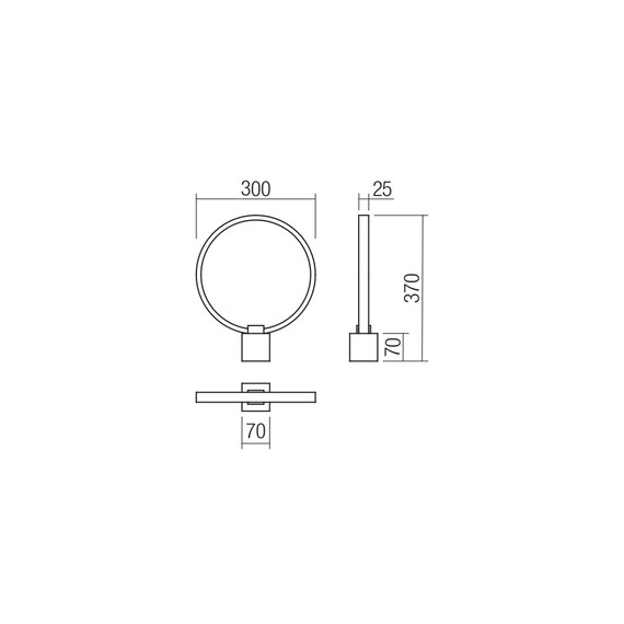 LED Настолна лампа ADO 01-3059 Smarter 12W 3000K | Osvetlenieto.bg