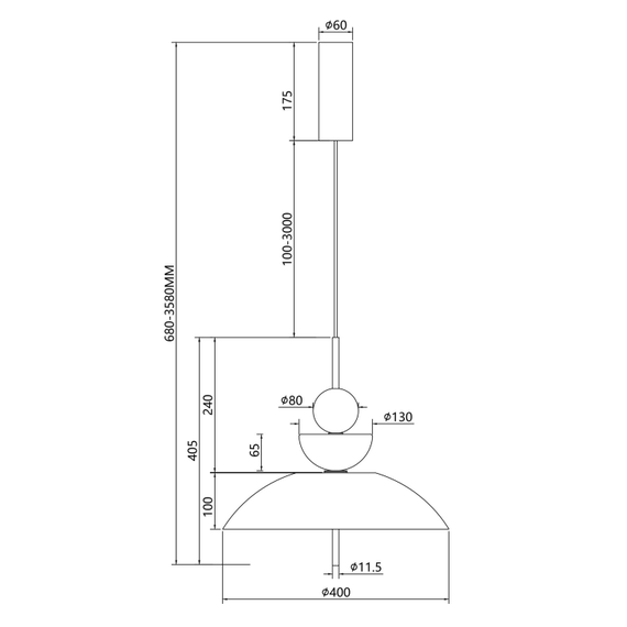 LED Пендел Bangkok MOD185PL-L12CG3K3 Maytoni 12W 3000K | Osvetlenieto.bg LED Пендел Bangkok MOD185PL-L12CG3K3 Maytoni 12W 3000K | Osvetlenieto.bg