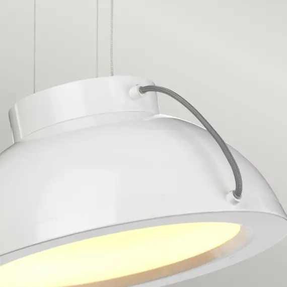 LED Пендел Europa Medium LED White Painted Elstead Lighting EUROPA-P-B | Osvetlenieto.bg