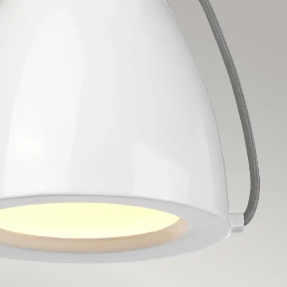 LED Пендел Europa Small LED White Painted Elstead Lighting EUROPA-P-A | Osvetlenieto.bg