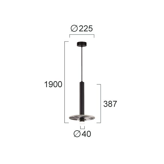 LED Пендел LEANDROS 4320100 Viokef 8W 3000K | Osvetlenieto.bg LED Пендел LEANDROS 4320100 Viokef 8W 3000K | Osvetlenieto.bg