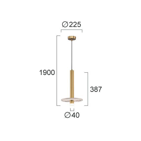 LED Пендел LEANDROS 4320101 Viokef 8W 3000K | Osvetlenieto.bg LED Пендел LEANDROS 4320101 Viokef 8W 3000K | Osvetlenieto.bg