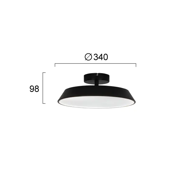 LED Плафон FLAT 4296901 Viokef 22W 3000K | Osvetlenieto.bg