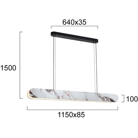 LED Полилей ALICIA 4320400 Viokef 46W 3000K | Osvetlenieto.bg
