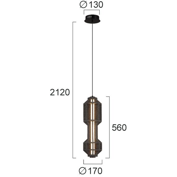 LED Полилей ARTISTI 4322400 Viokef 20W 3000K | Osvetlenieto.bg