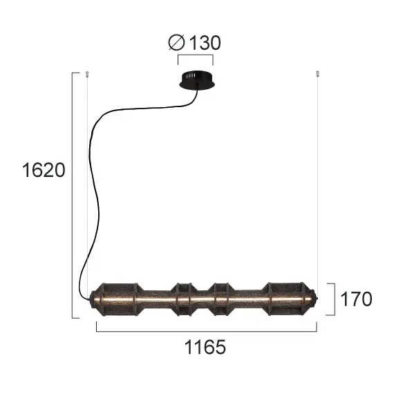 LED Полилей ARTISTI 4322500 Viokef 34W 3000K | Osvetlenieto.bg