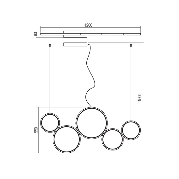 LED Полилей ATHENA 01-3385 Smarter 50W CCT 3000K-4000K | Osvetlenieto.bg