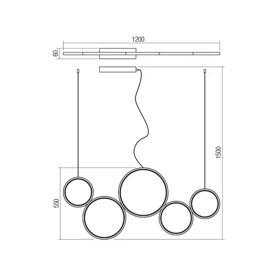 LED Полилей ATHENA 01-3386 Smarter 50W CCT 3000К-6000К | Osvetlenieto.bg