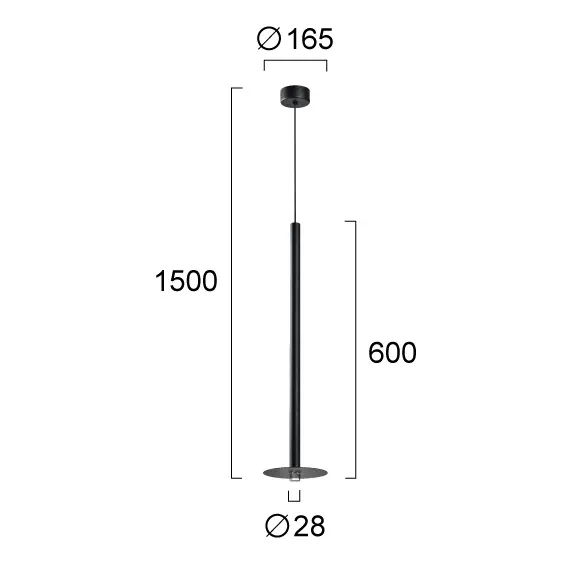 LED Полилей CHARISMA 4290800 Viokef 6W 3000K | Osvetlenieto.bg