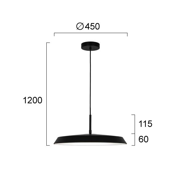 LED Полилей FLAT 4296801 Viokef 22W 3000K | Osvetlenieto.bg