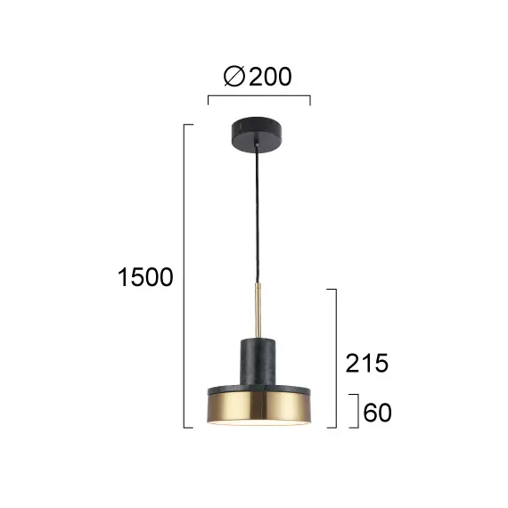 LED Полилей LITHOS 4295201 Viokef 9W 3000K | Osvetlenieto.bg