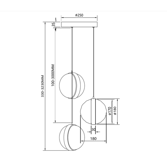 LED Полилей Misterio MOD379PL-L17B2.7K Maytoni 15W 2700K | Osvetlenieto.bg LED Полилей Misterio MOD379PL-L17B2.7K Maytoni 15W 2700K | Osvetlenieto.bg
