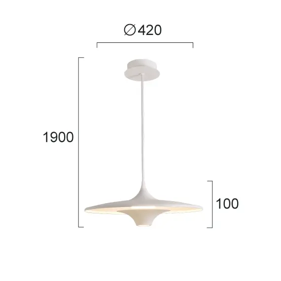 LED Полилей RENE 4319500 Viokef 19W 3000K | Osvetlenieto.bg