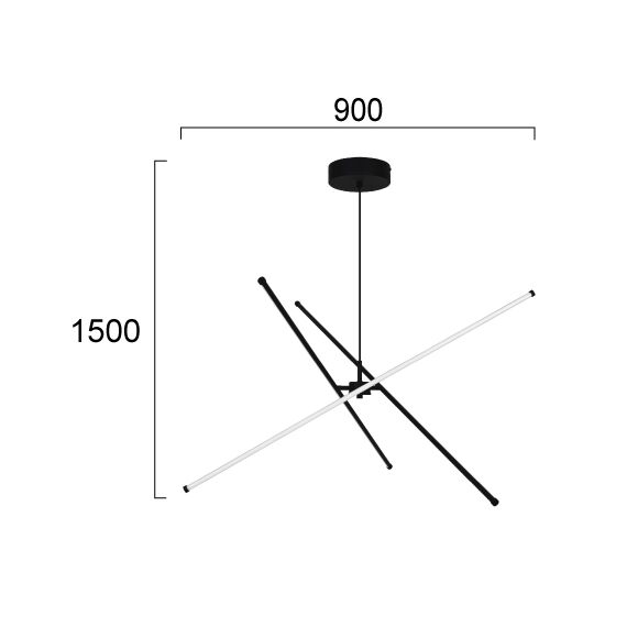 LED Полилей SANDY 4307100 Viokef 41W 3000K | Osvetlenieto.bg