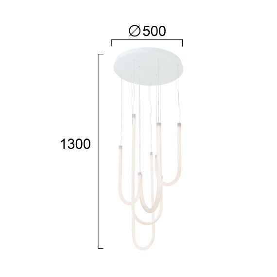 LED Полилей YVONNE 4319300 Viokef 60W 3000K | Osvetlenieto.bg