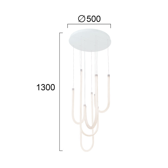 LED Полилей YVONNE 4319300 Viokef 60W 3000K | Osvetlenieto.bg