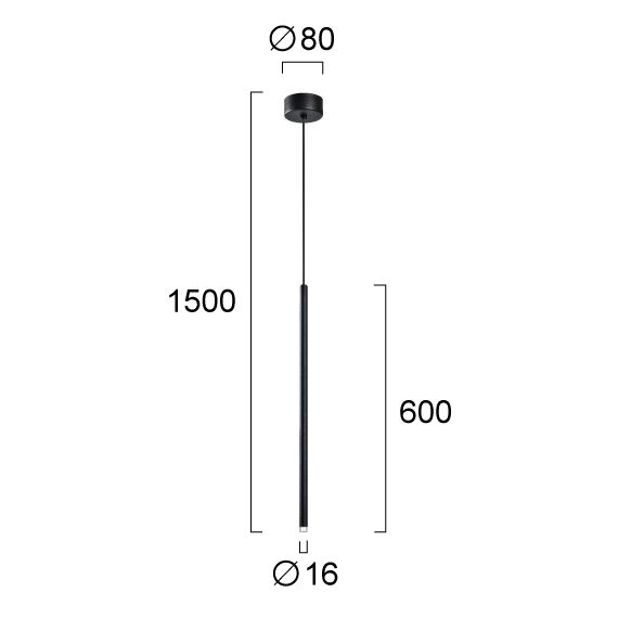 LED Полилей ZENIA 4291100 Viokef 4W 3000K | Osvetlenieto.bg
