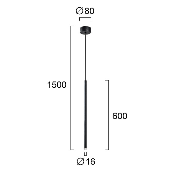 LED Полилей ZENIA 4291100 Viokef 4W 3000K | Osvetlenieto.bg