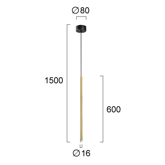 LED Полилей ZENIA 4291101 Viokef 4W 3000K | Osvetlenieto.bg