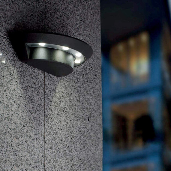 LED Външен аплик Kasper Small Graphite Elstead Lighting KASPER | Osvetlenieto.bg