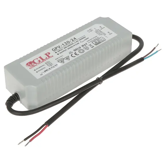 LED захранване 120W 24V GLP IP67 GPV-120-24 | Osvetlenieto.bg