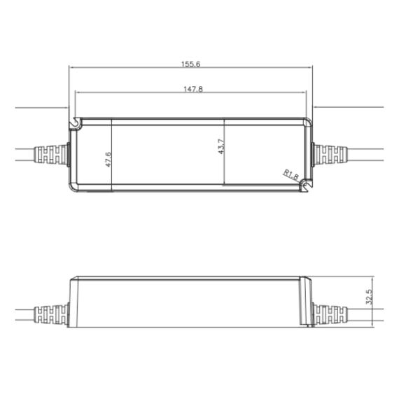 LED Захранване GLP 150W 48V/3.12A GPVP-150-48-VSP IP67 | Osvetlenieto.bg