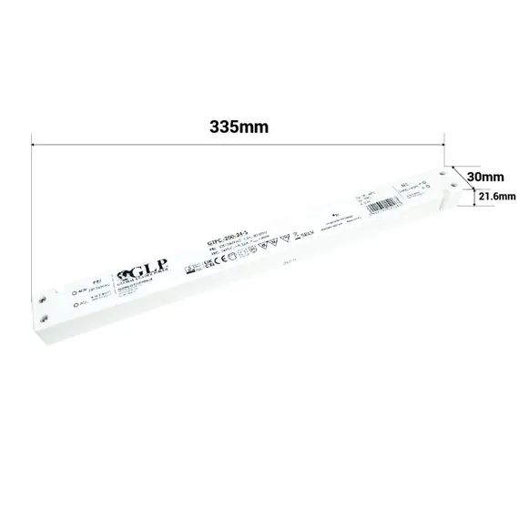 LED захранване SLIM 200W 24V GLP GTPC-200-24-S | Osvetlenieto.bg