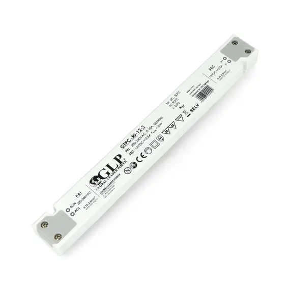 LED захранване SLIM 30W 12V GLP GTPC-30-12-S | Osvetlenieto.bg
