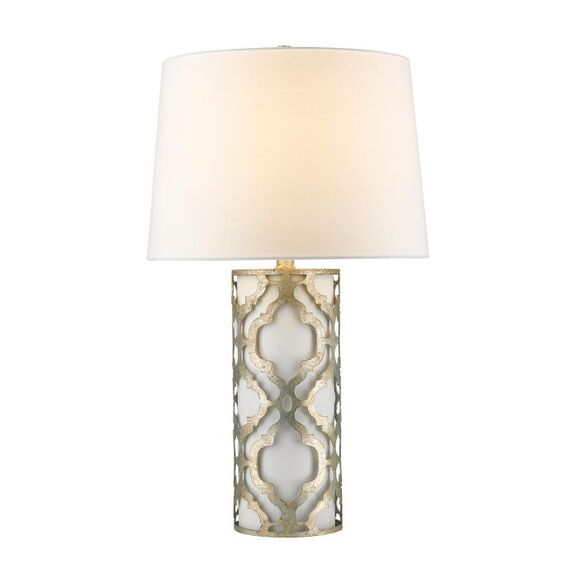 Настолна лампа Arabella 1xE27 Distressed Silver Gilded Nola GN-ARABELLA-TL-S | Osvetlenieto.bg