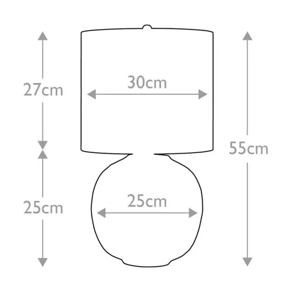 Настолна лампа Blue Globe 1xE27 Blue Elstead Lighting BLUE-GLOBE-TL | Osvetlenieto.bg