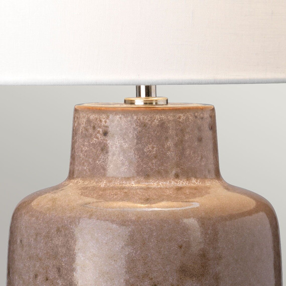 Настолна лампа Maryland 1xE27 Light Brown & Matt Graphite Elstead Lighting MARYLAND-TL | Osvetlenieto.bg
