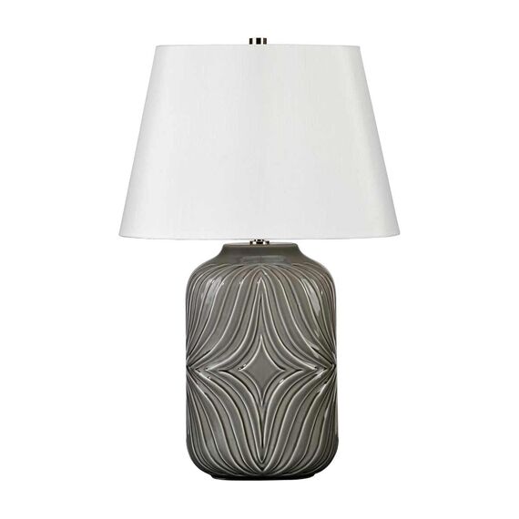 Настолна лампа Muse 1xE27 Grey Elstead Lighting MUSE-TL-GREY | Osvetlenieto.bg