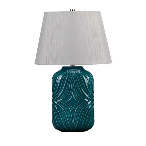 Настолна лампа Muse 1xE27 Turquoise Elstead Lighting MUSE-TL-TURQSE | Osvetlenieto.bg