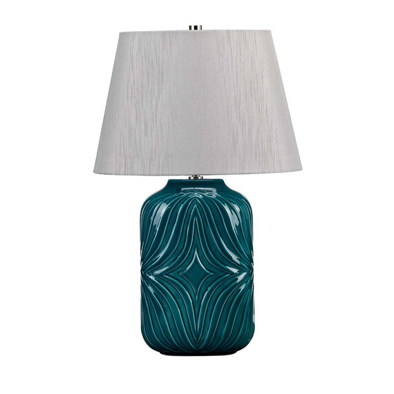 Настолна лампа Muse 1xE27 Turquoise Elstead Lighting MUSE-TL-TURQSE | Osvetlenieto.bg