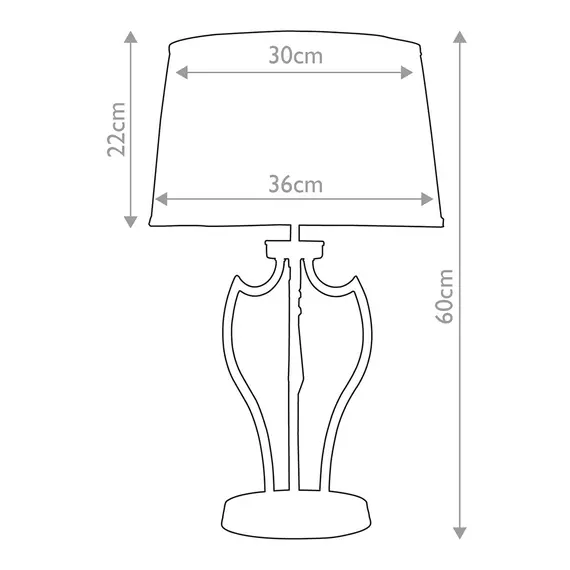 Настолна лампа Pimlico 1xE27 Dark Bronze Elstead Lighting PM-TL-DB | Osvetlenieto.bg