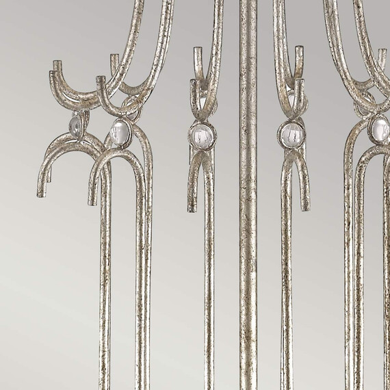 Настолна лампа Stella 1xE27 Distressed Silver Gilded Nola GN-STELLA-TL-SV | Osvetlenieto.bg