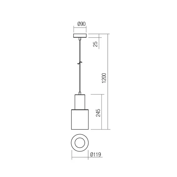 Пендел AURUM 01-3080 Smarter 1xE27 | Osvetlenieto.bg
