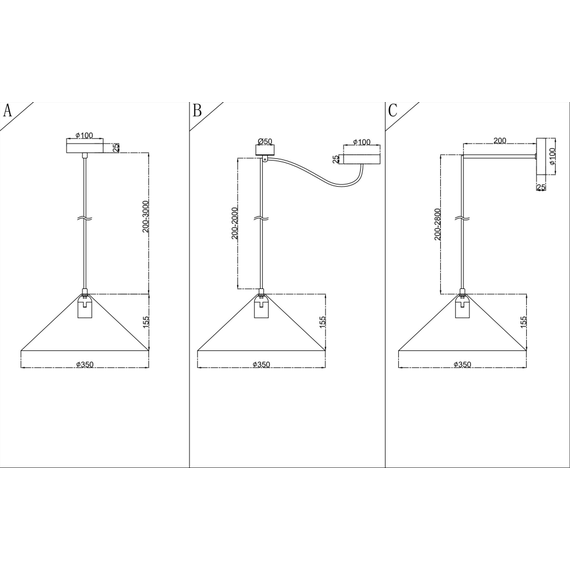 Пендел Basic colors MOD167PL-01GR Maytoni 1xE27 | Osvetlenieto.bg