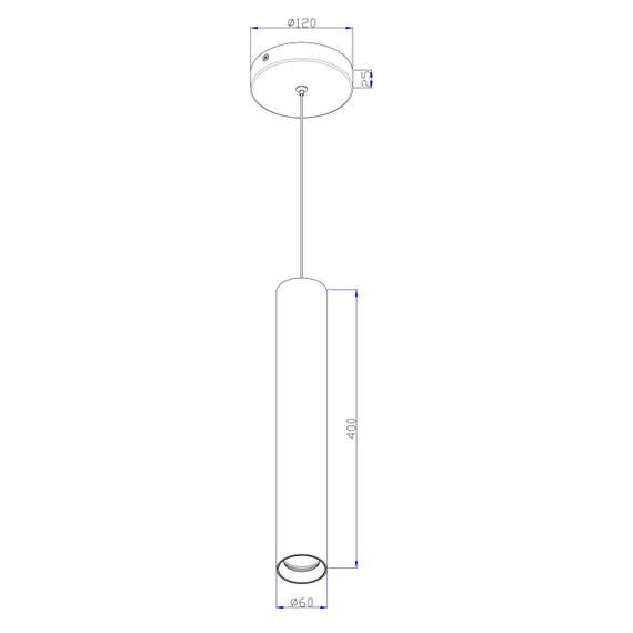 Пендел Pro Focus MOD161PL-01B1 Maytoni 1xGU10 | Osvetlenieto.bg