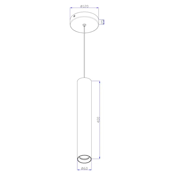 Пендел Pro Focus MOD161PL-01B1 Maytoni 1xGU10 | Osvetlenieto.bg