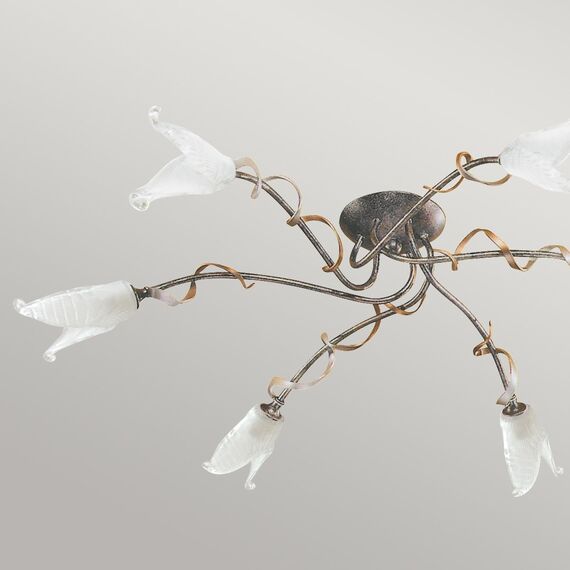 Плафон Fly 6xG9 Black Silver Gold Elstead Lighting FLY6-SF-BRZ-ANT | Osvetlenieto.bg