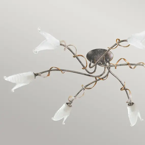 Плафон Fly 6xG9 Black Silver Gold Elstead Lighting FLY6-SF-BRZ-ANT | Osvetlenieto.bg