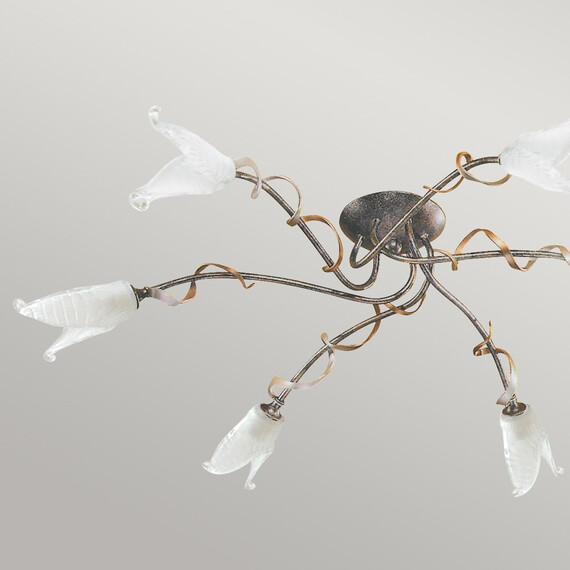 Плафон Fly 6xG9 Black Silver Gold Elstead Lighting FLY6-SF-BRZ-ANT | Osvetlenieto.bg
