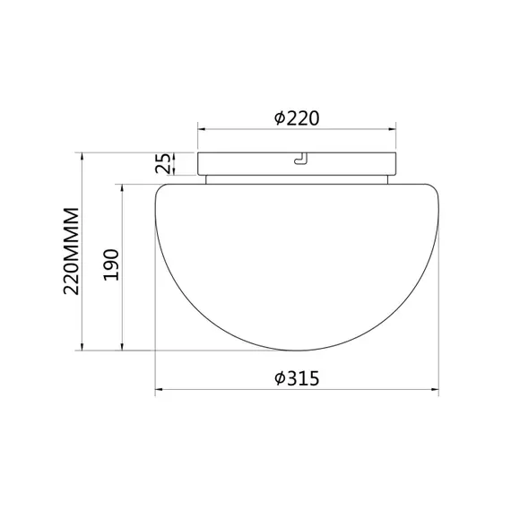 Плафон Glassy MOD270CL-01G Maytoni 1xE27 | Osvetlenieto.bg