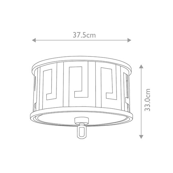 Плафон Lemuria 2xE27 Gilded Nola Distressed Gold Ivory Shade Gilded Nola GN-LEMURIA-F | Osvetlenieto.bg Плафон Lemuria 2xE27 Gilded Nola Distressed Gold Ivory Shade Gilded Nola GN-LEMURIA-F | Osvetlenieto.bg