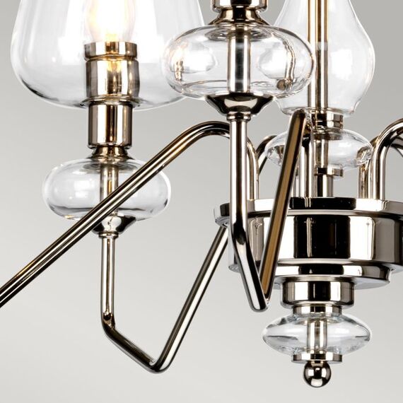 Полилей Armand 5xE14 Polished Nickel Plated Clear Glass Shades Elstead Lighting DL-ARMAND5-PN | Osvetlenieto.bg Полилей Armand 5xE14 Polished Nickel Plated Clear Glass Shades Elstead Lighting DL-ARMAND5-PN | Osvetlenieto.bg