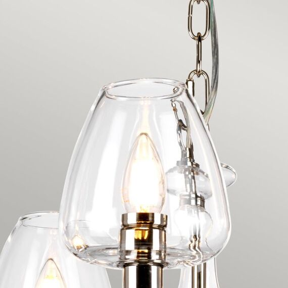 Полилей Armand 5xE14 Polished Nickel Plated Clear Glass Shades Elstead Lighting DL-ARMAND5-PN | Osvetlenieto.bg Полилей Armand 5xE14 Polished Nickel Plated Clear Glass Shades Elstead Lighting DL-ARMAND5-PN | Osvetlenieto.bg