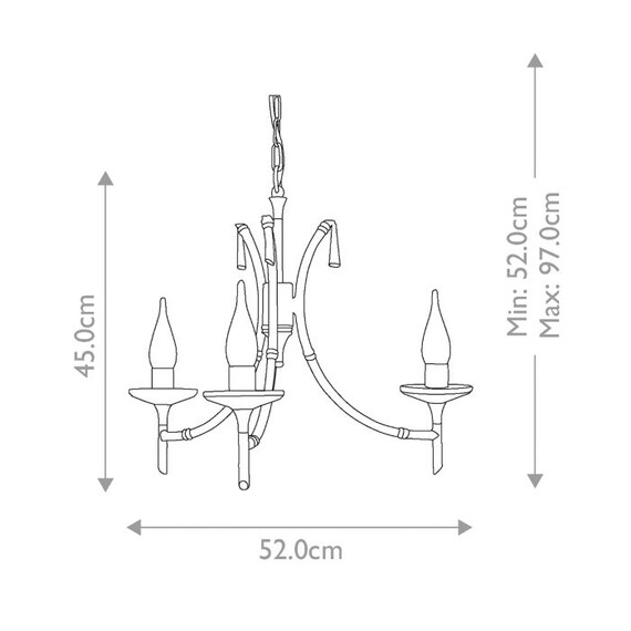 Полилей Brightwell 3xG9 Polished Nickel Elstead Lighting BR3-NICKEL | Osvetlenieto.bg